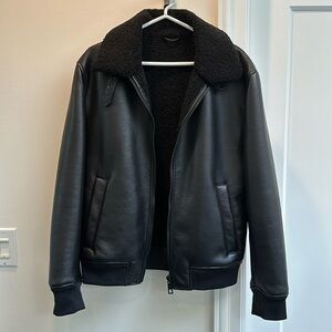 Men’s Black Zara bomber jacket